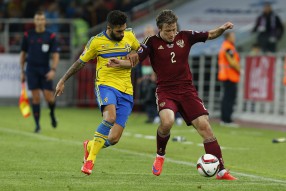 Россия - Швеция 1-0. Матч отборочного турнира ЧЕ-2 ...