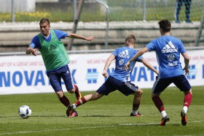 Тренировка сборной России 27.05.2016 Bad Ragaz