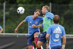 Тренировка сборной России 29.05.2016 Bad Ragaz