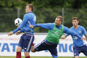 Тренировка сборной России 29.05.2016 Bad Ragaz