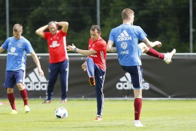 Тренировка сборной России 30.05.2016 Bad Ragaz