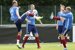 Тренировка сборной России 30.05.2016 Bad Ragaz