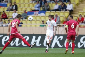 Россия - Сербия 1-1 Товарищеская встреча . Монако