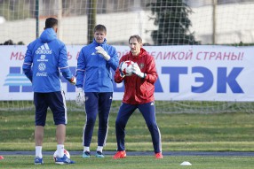 Тренировка сборной России в Краснодаре 20.03.2017