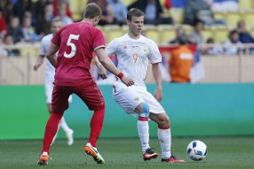 Россия - Сербия 1-1 Товарищеская встреча . Монако