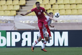 Россия - Сербия 1-1 Товарищеская встреча . Монако
