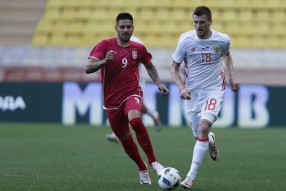 Россия - Сербия 1-1 Товарищеская встреча . Монако
