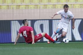 Россия - Сербия 1-1 Товарищеская встреча . Монако