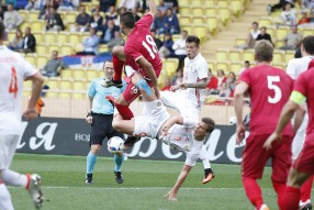 Россия - Сербия 1-1 Товарищеская встреча . Монако