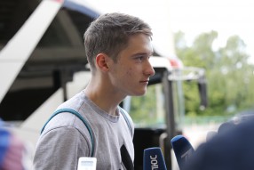 Тренировка сборной России 12.06.2015