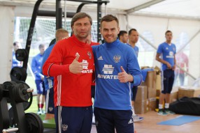 Тренировка сборной России 25.05.2016 Bad Ragaz