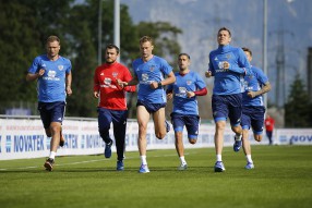 Тренировка сборной России 26.05.2016 Bad Ragaz