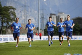 Тренировка сборной России 26.05.2016 Bad Ragaz