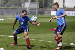 Тренировка сборной России 27.05.2016 Bad Ragaz