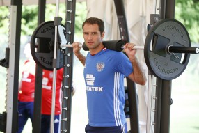 Тренировка сборной России 27.05.2016 Bad Ragaz