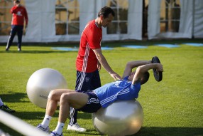 Тренировка сборной России 28.05.2016 Bad Ragaz