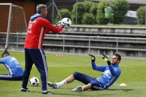 Тренировка сборной России 30.05.2016 Bad Ragaz