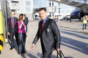 Прилет Сборной России в Бразилию