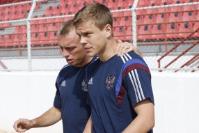 Тренировка сборной 09.06.2014