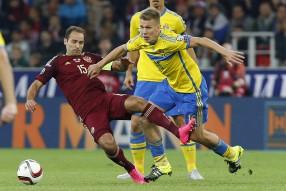 Россия - Швеция 1-0. Матч отборочного турнира ЧЕ-2 ...
