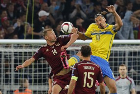 Россия - Швеция 1-0. Матч отборочного турнира ЧЕ-2 ...