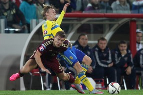 Россия - Швеция 1-0. Матч отборочного турнира ЧЕ-2 ...