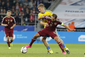 Россия - Швеция 1-0. Матч отборочного турнира ЧЕ-2 ...