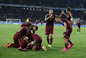 Россия - Швеция 1-0. Матч отборочного турнира ЧЕ-2 ...