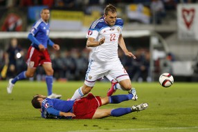 Лихтенштейн - Россия 0 - 7. Матч отборочного турни ...
