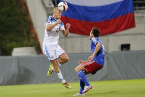 Лихтенштейн - Россия 0 - 7. Матч отборочного турни ...