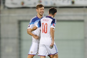 Лихтенштейн - Россия 0 - 7. Матч отборочного турни ...