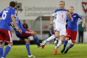 Лихтенштейн - Россия 0 - 7. Матч отборочного турни ...