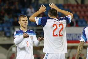 Лихтенштейн - Россия 0 - 7. Матч отборочного турни ...